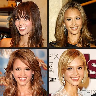 Jessica Alba Hairstyles With Bangs. Jessica Alba Hairstyles