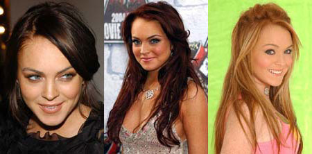 Lindsay Lohan Hairstyles